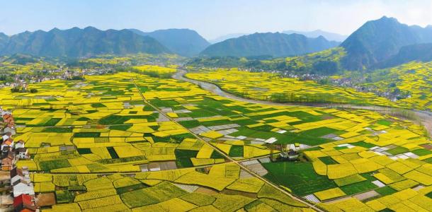 北京出发陕西汉中5日自驾游：秦岭古梯田-汉中油菜花海-石门栈道5日休闲自驾游