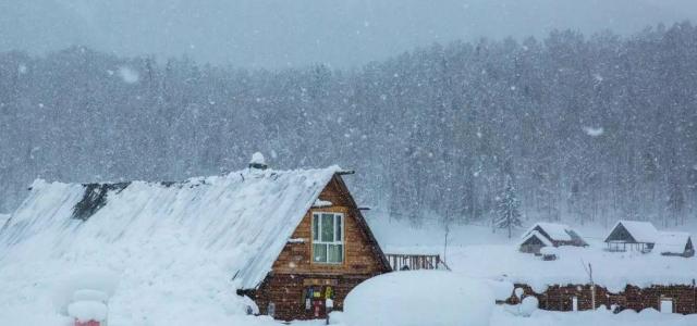 雪都阿勒泰起止北疆滑雪5日落地自驾：喀纳斯—禾木—五彩滩—冲乎尔雾凇—将军山5日自驾：