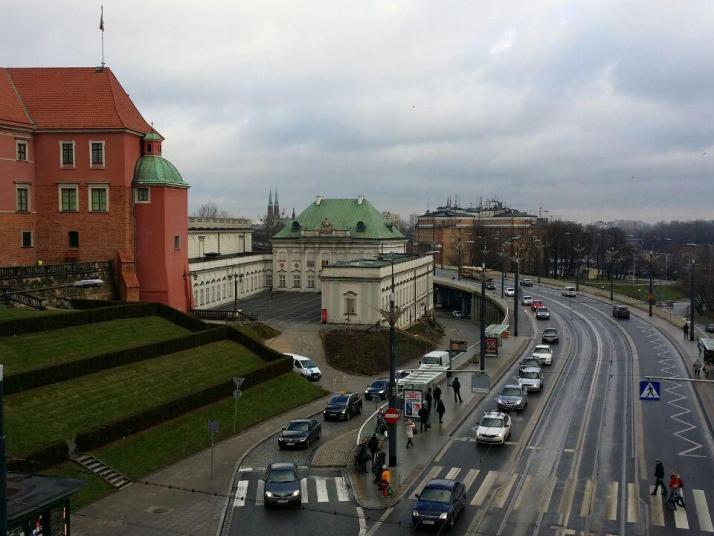 波兰华沙城堡广场图片