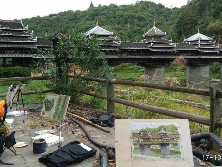 三江程阳风雨桥图片