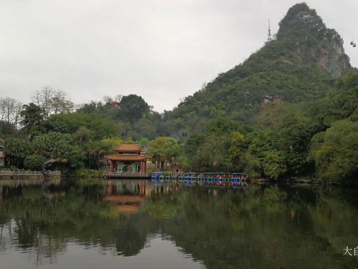 柳州立鱼峰风景图片