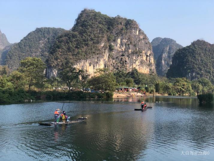 阳朔遇龙河漂流图片