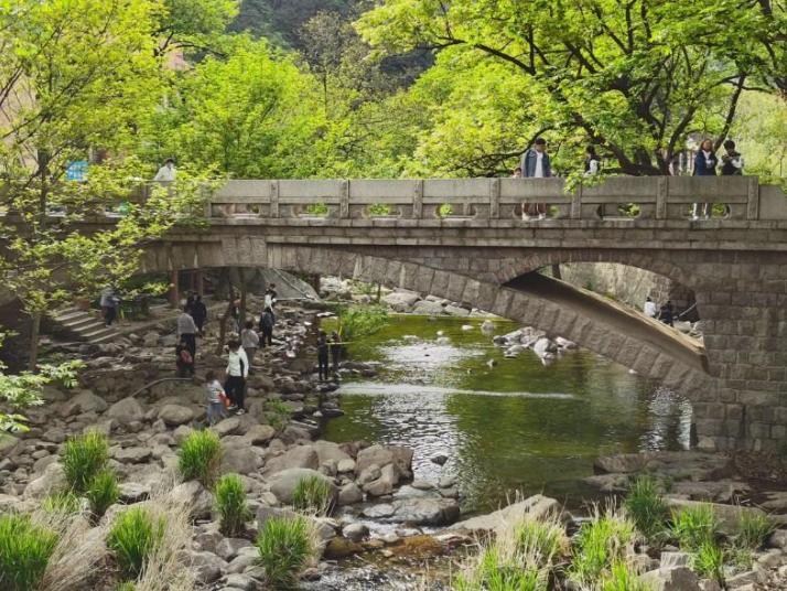 青岛北九水风景区图片