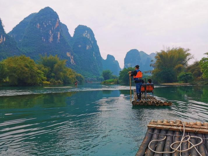 阳朔遇龙河